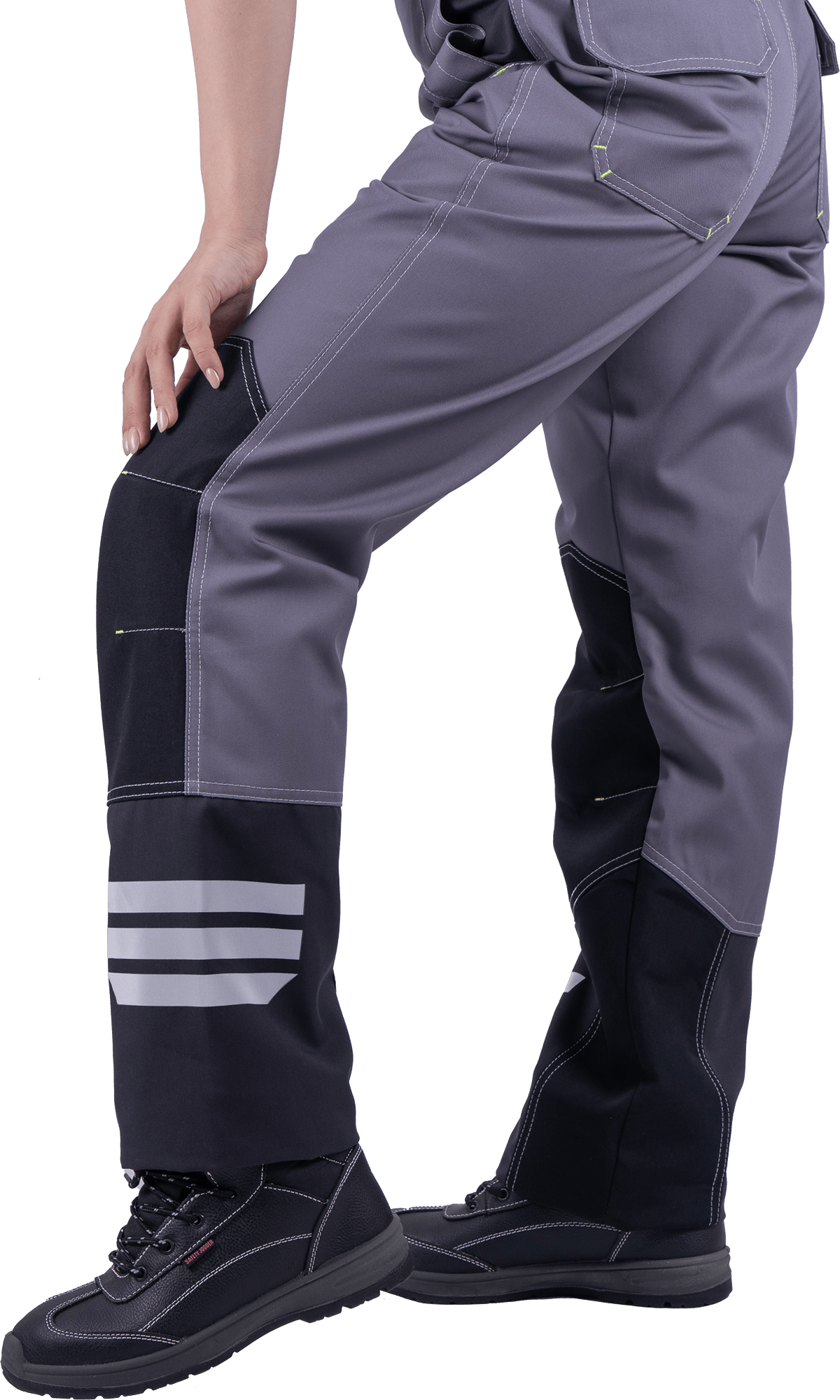 Брюки ЭДВАНС летние, серый-т.серый-черный, женские Импорт