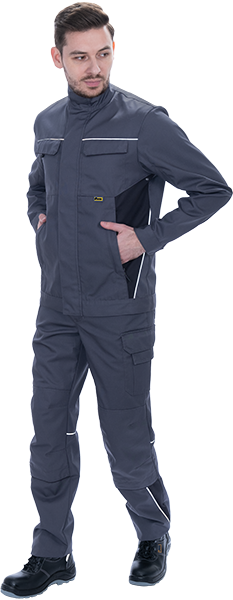 Брюки GT летние, серый-т.серый