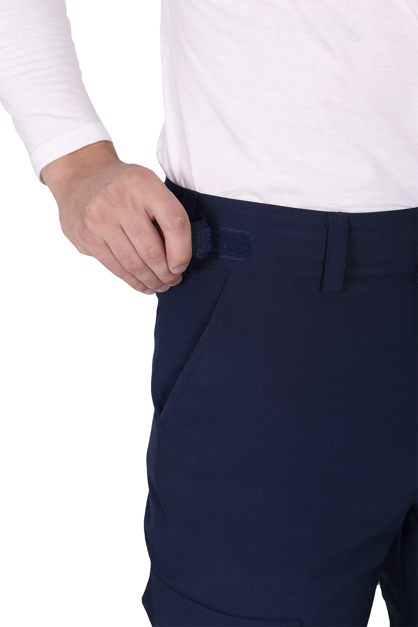 Брюки мужские утепленные ACTIVE, синий-флуоресцентный желтый