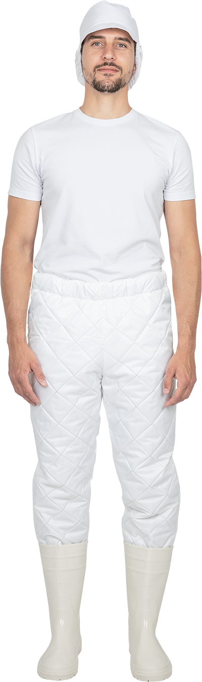 Брюки утепленные АПРЕЛЬ, белые