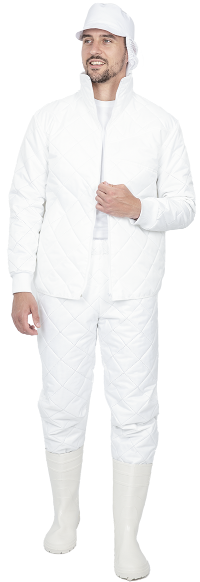 Брюки утепленные АПРЕЛЬ, белые