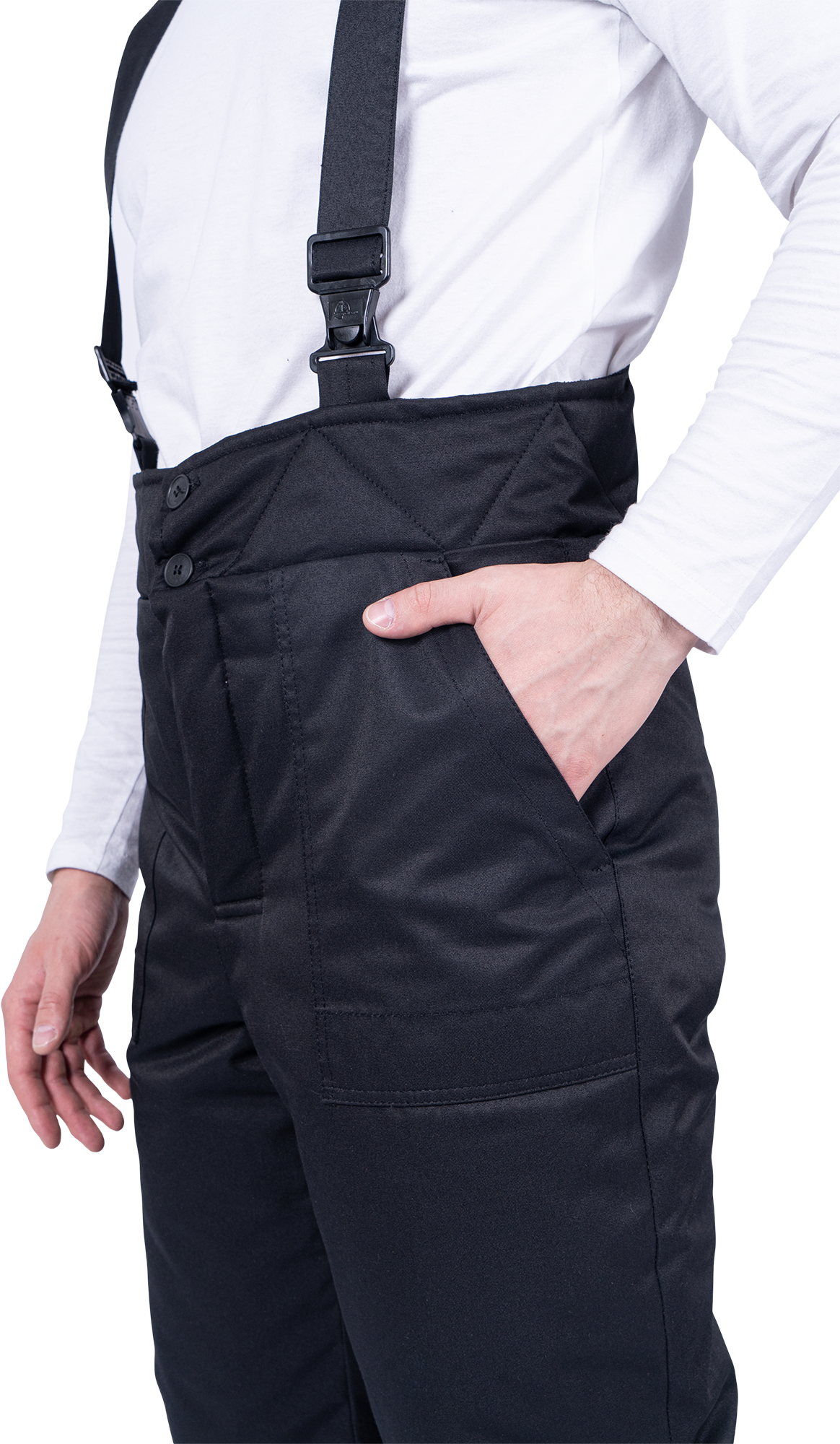 Брюки ЗАЩИТА зимние, черные