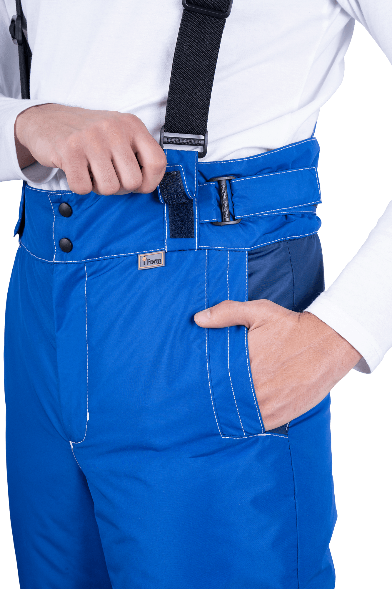 Брюки ЭДВАНС зимние, василек-синий