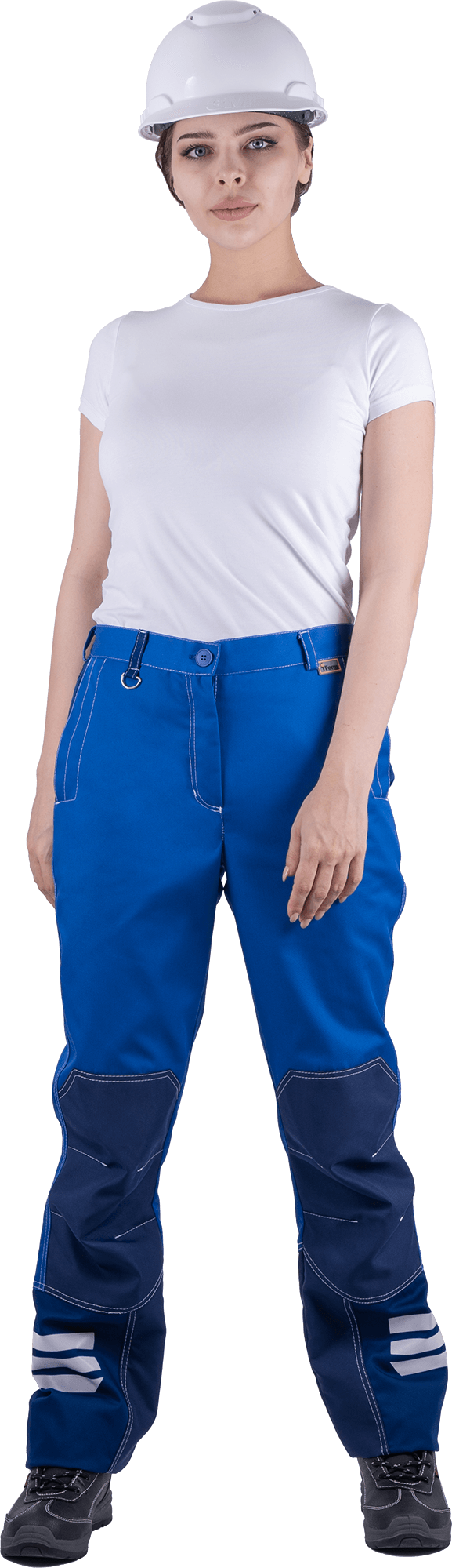 Брюки ЭДВАНС летние, василек-синий, женские