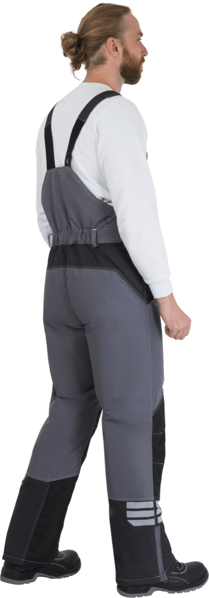 Полукомбинезон ЭДВАНС зимний, серый-т.серый-черный