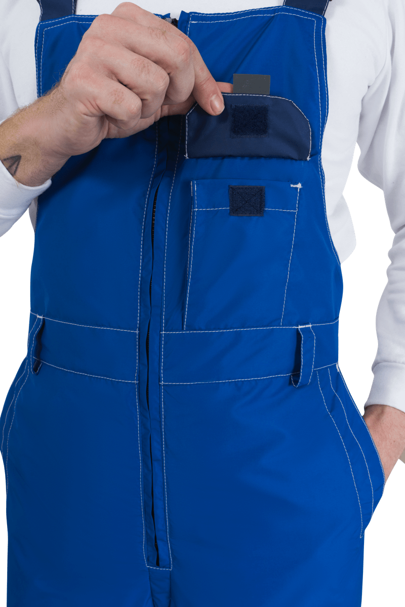 Полукомбинезон ЭДВАНС зимний, синий-василек