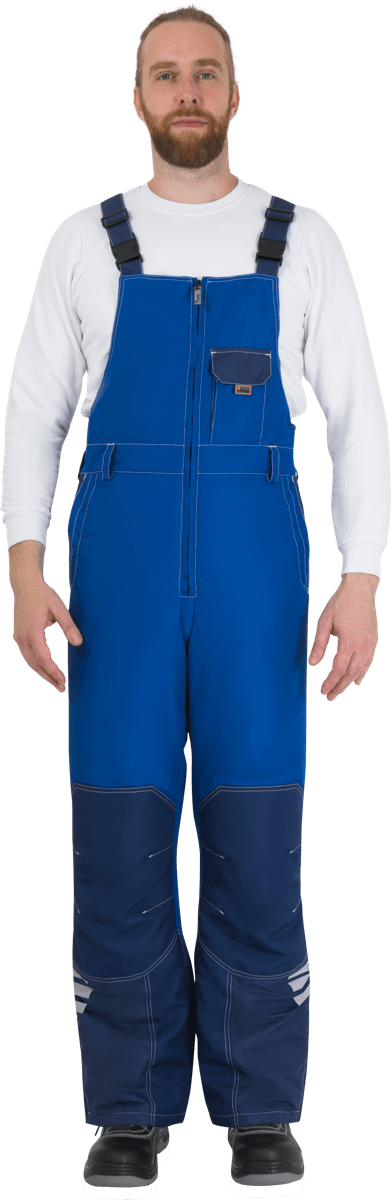 Полукомбинезон ЭДВАНС зимний, синий-василек