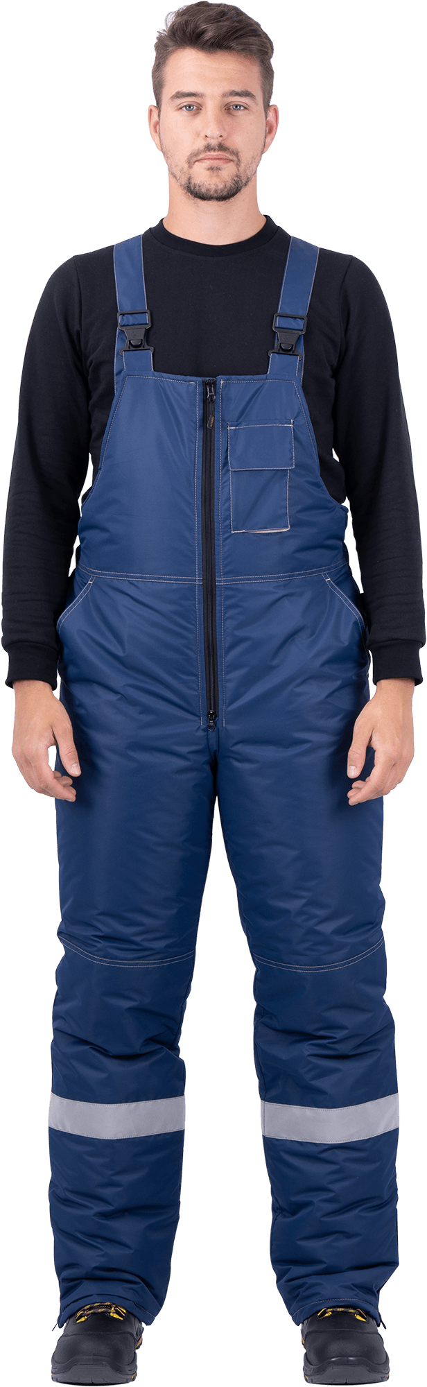 Костюм ЕНИСЕЙ зимний, синий-бежевый