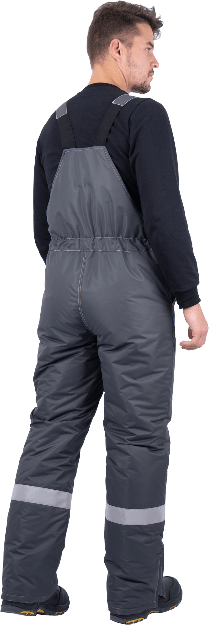 Костюм ЕНИСЕЙ зимний, серый-красный