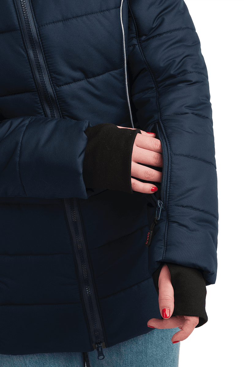 Куртка ФЬЮЖЕН зимняя, т/синий, женская