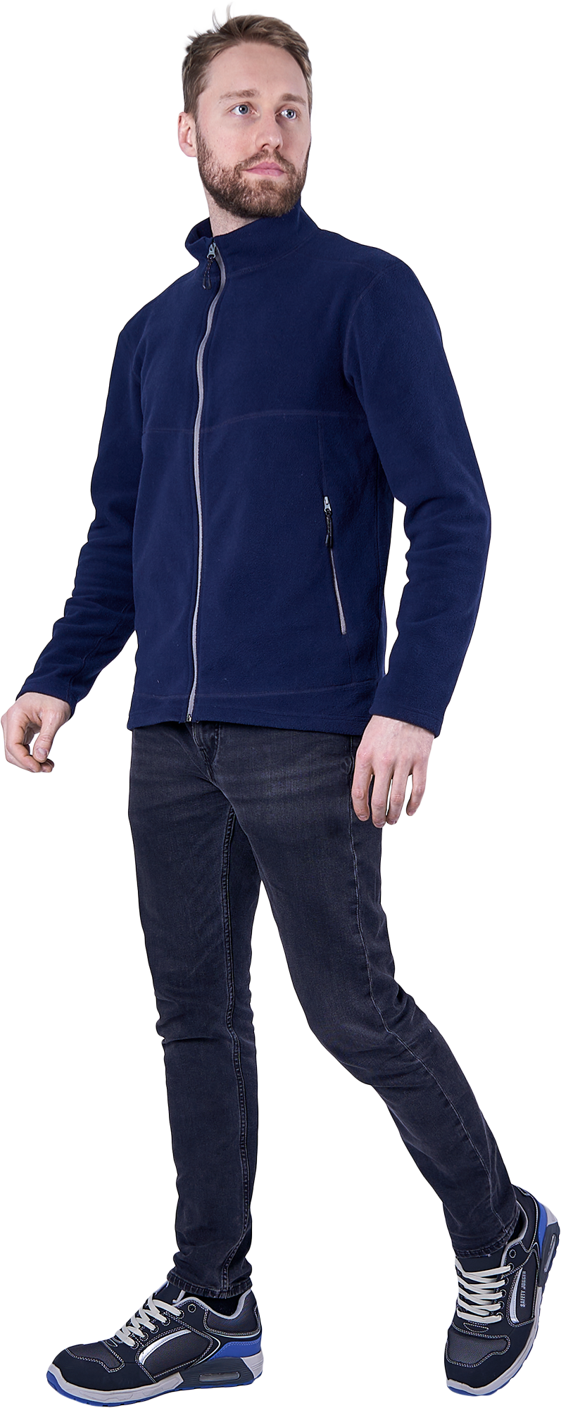 Куртка флисовая ФЬЮЖЕН, синяя