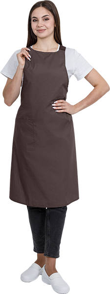 Фартук ЕВРО, коричневый