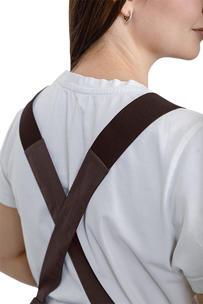 Фартук ЕВРО, коричневый