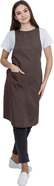 Фартук ЕВРО, коричневый
