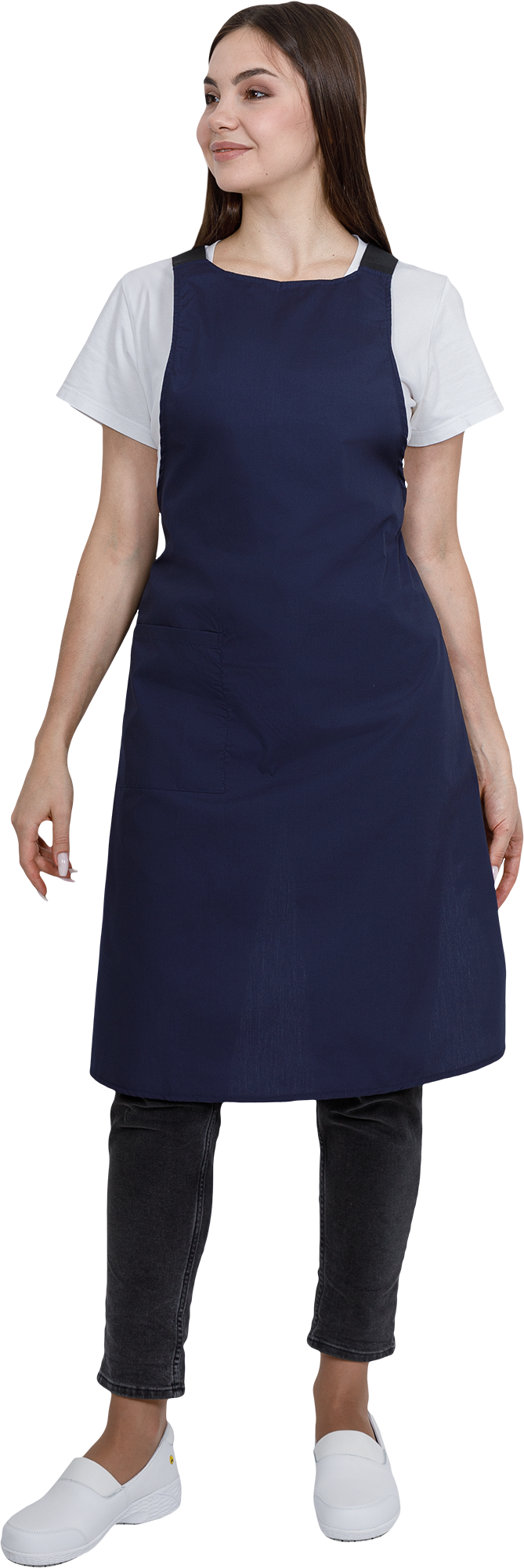 Фартук ЕВРО, т/синий