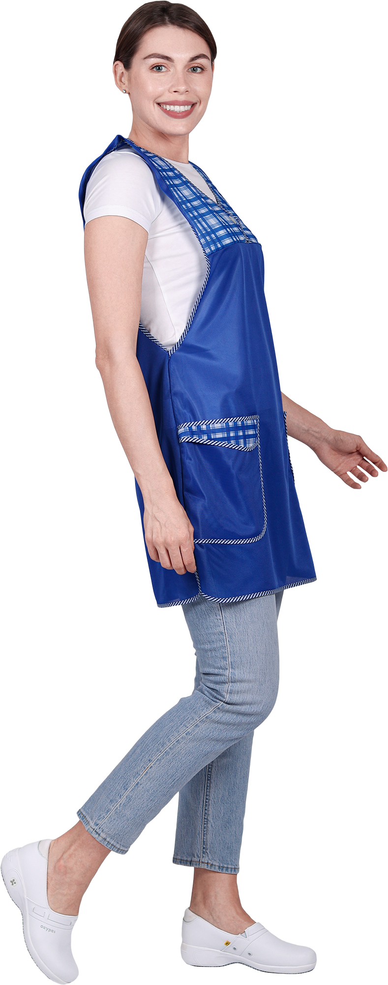 Фартук ХОЗЯЮШКА нейлоновый, василек