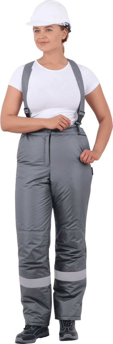 Костюм ГАЛАКТИКА зимний, серый-бирюза, женский