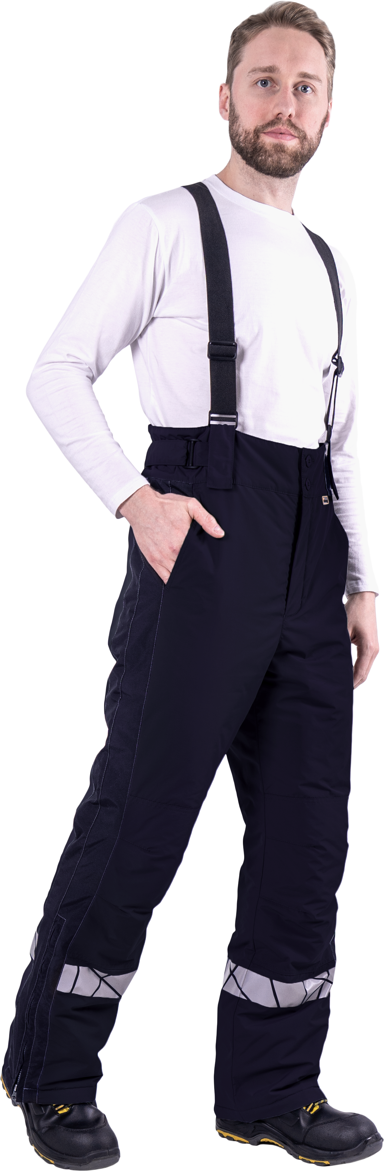 Брюки ХАЙ-ТЕК SAFETY зимние, синие