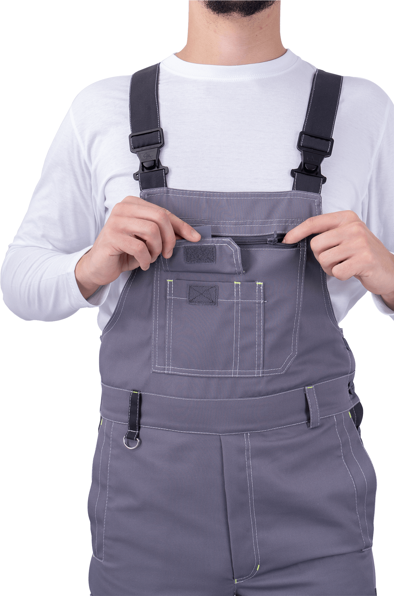 Полукомбинезон ЭДВАНС летний, серый-т.серый-черный