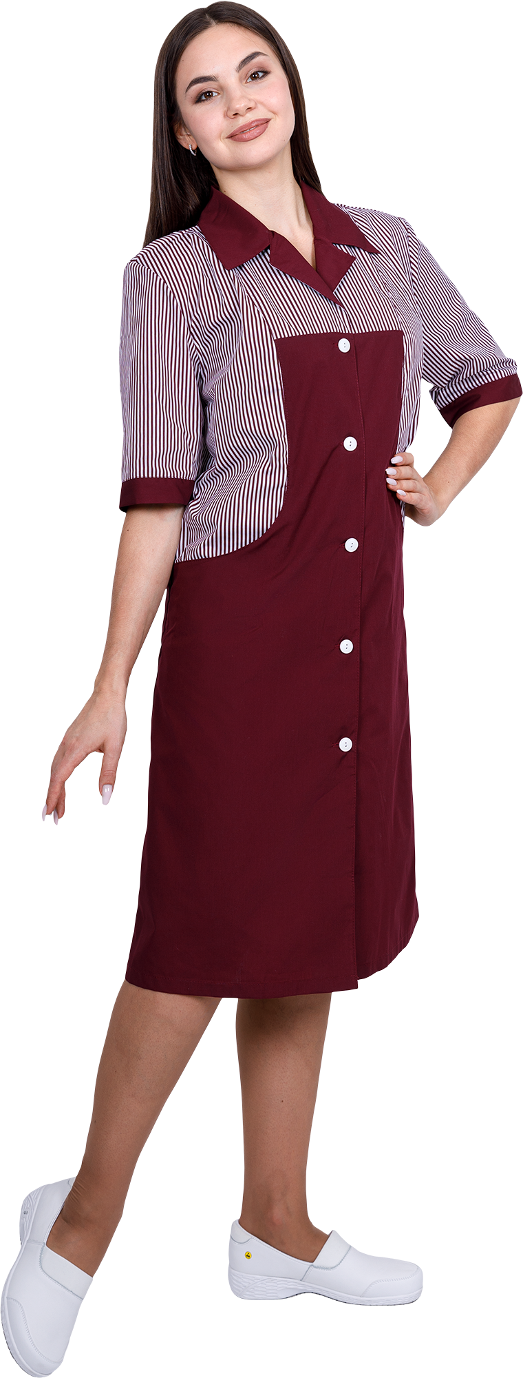 Халат ФИЕСТА, бордо