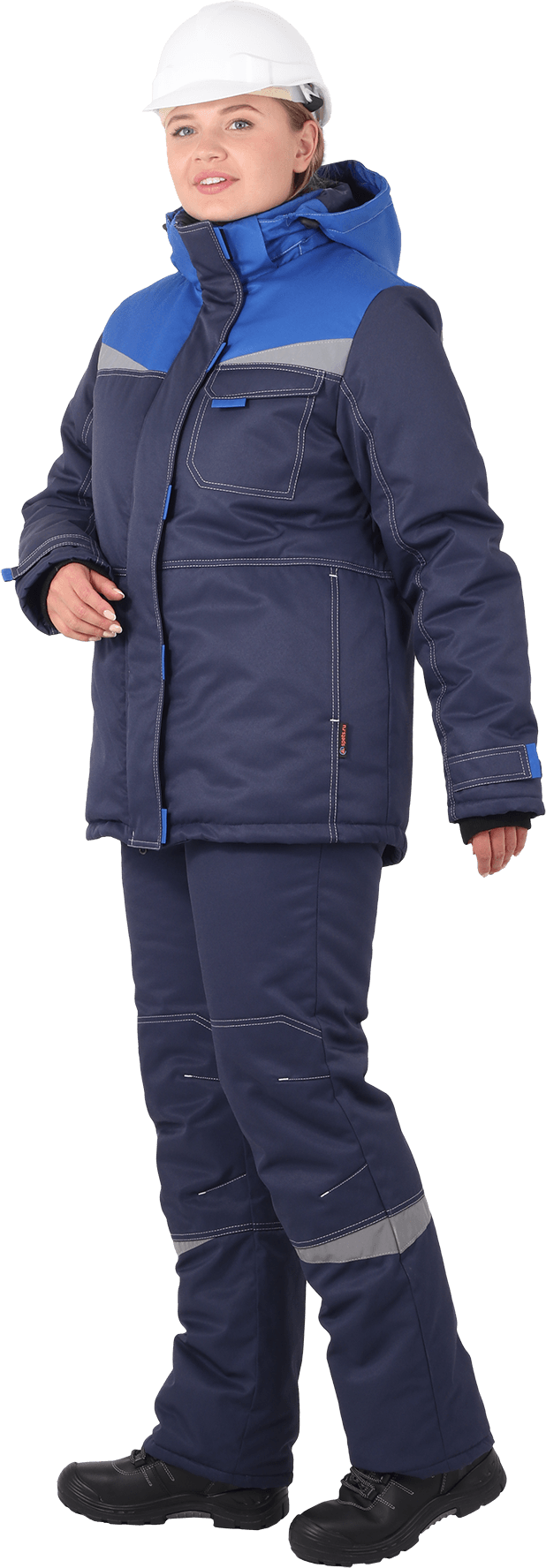 Костюм КМ-10 ЛЮКС зимний, синий-василек, женский