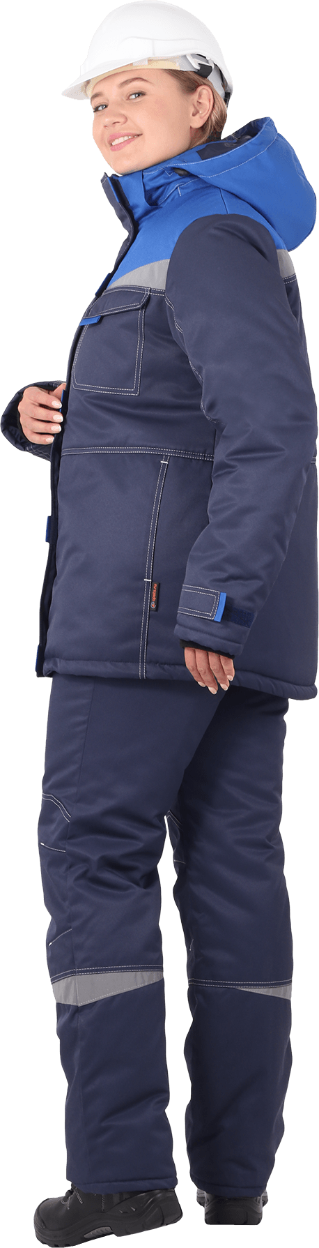 Костюм КМ-10 ЛЮКС зимний, синий-василек, женский