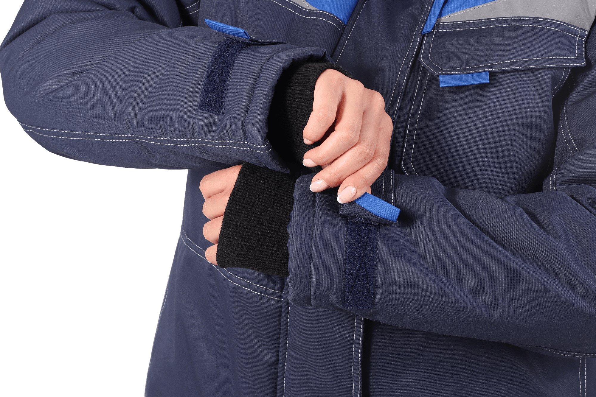 Костюм КМ-10 ЛЮКС зимний, синий-василек, женский