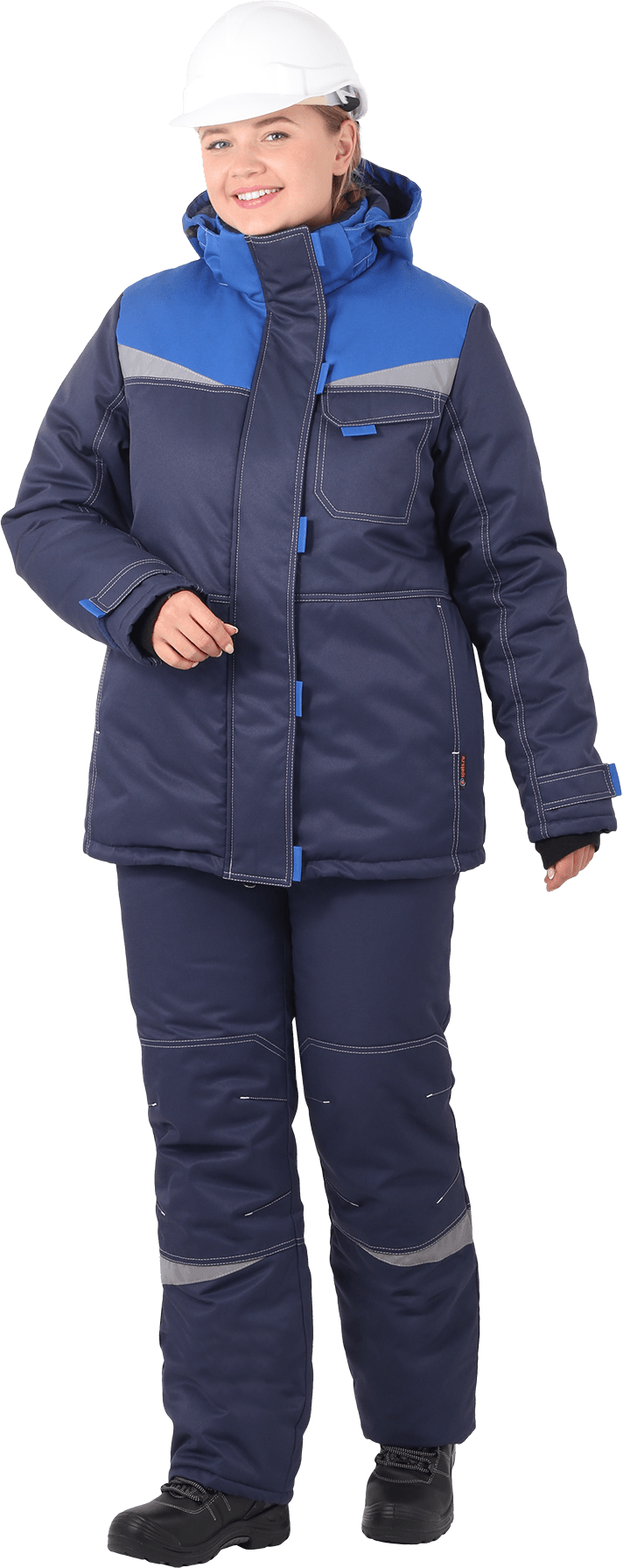Костюм КМ-10 ЛЮКС зимний, синий-василек, женский
