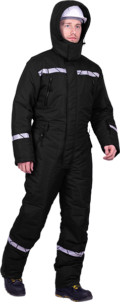 Комбинезон ПИЛОТ зимний, черный