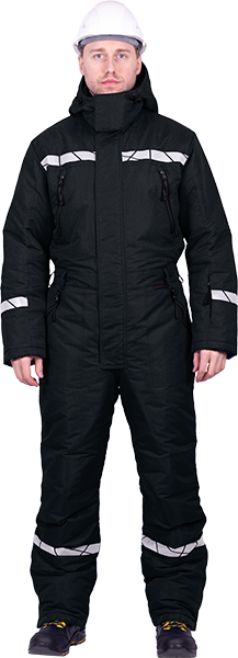 Комбинезон ПИЛОТ зимний, черный