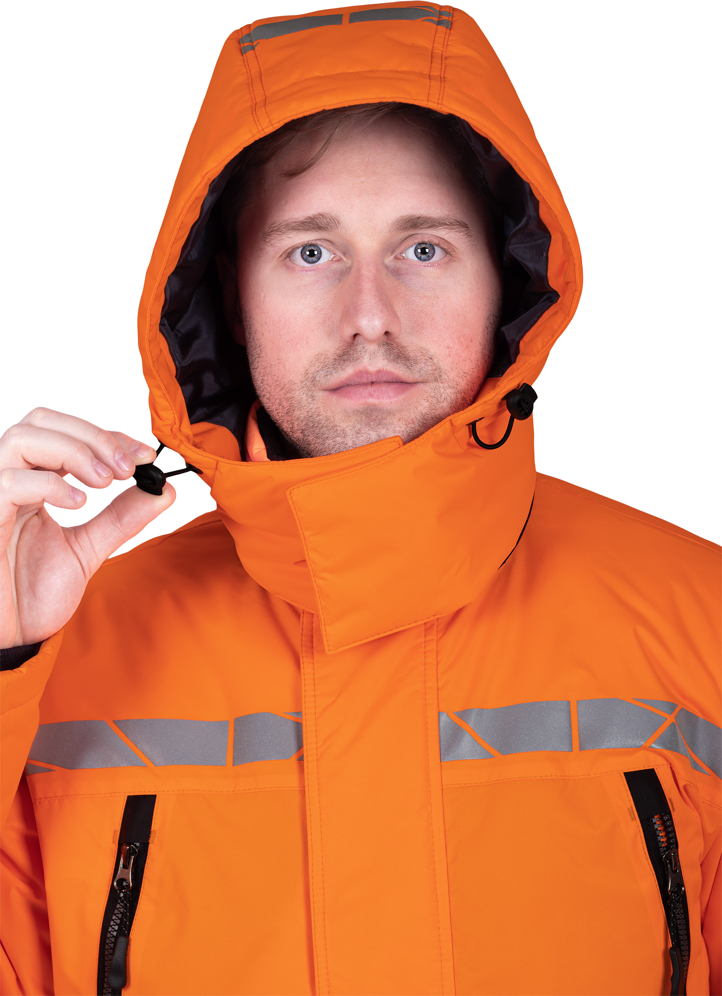 Комбинезон ПИЛОТ зимний, флуоресцентный оранжевый