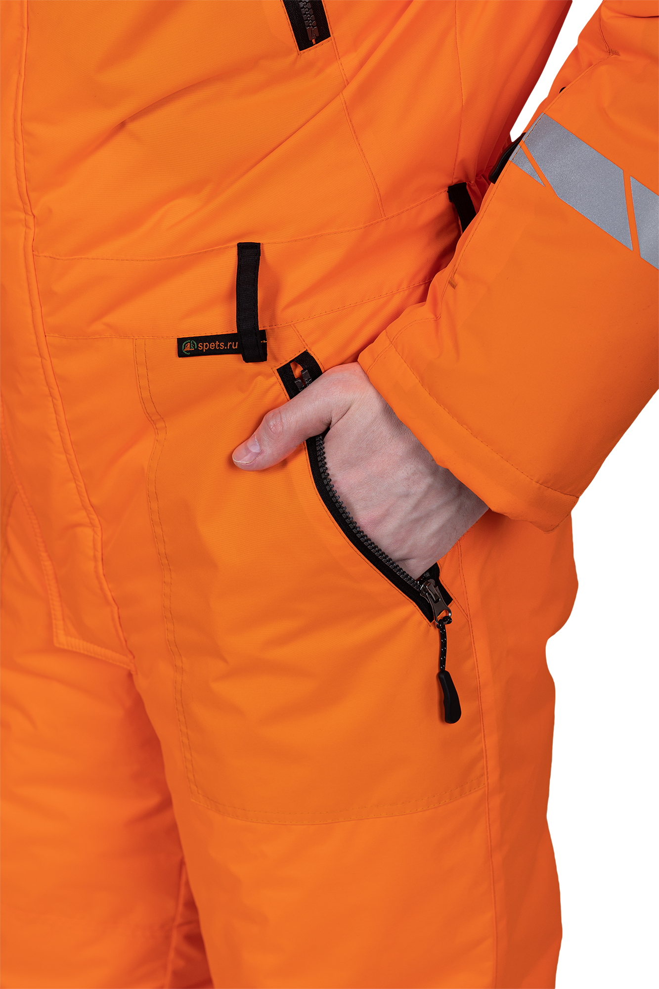 Комбинезон ПИЛОТ зимний, флуоресцентный оранжевый