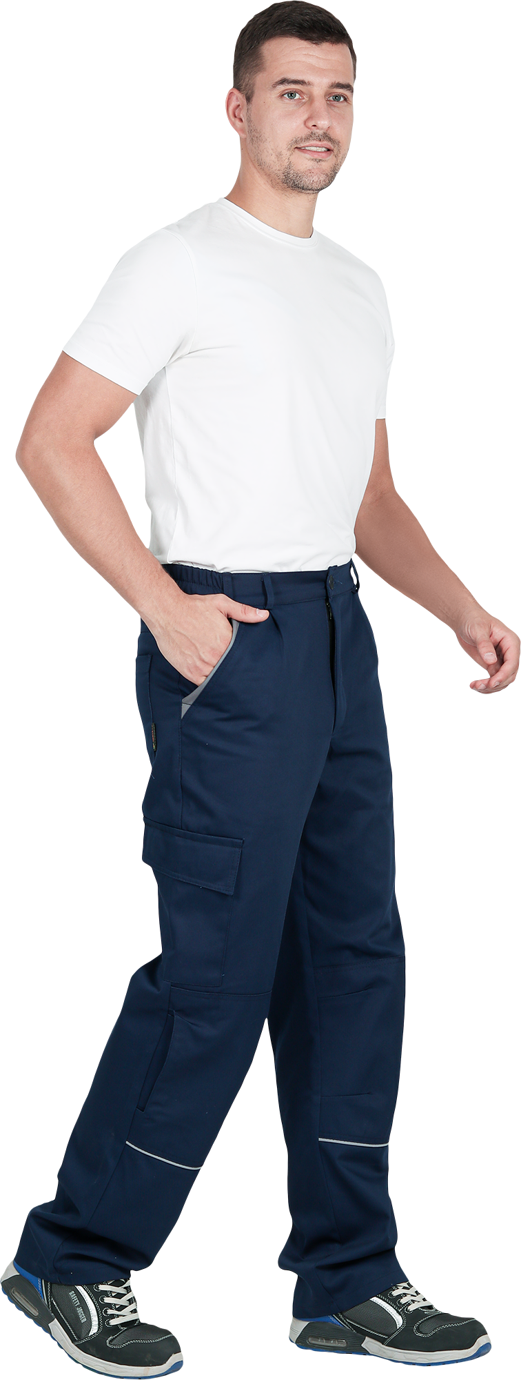 Костюм КОНФОРМ летний, т/синий-серый (Куртка+брюки) Импорт