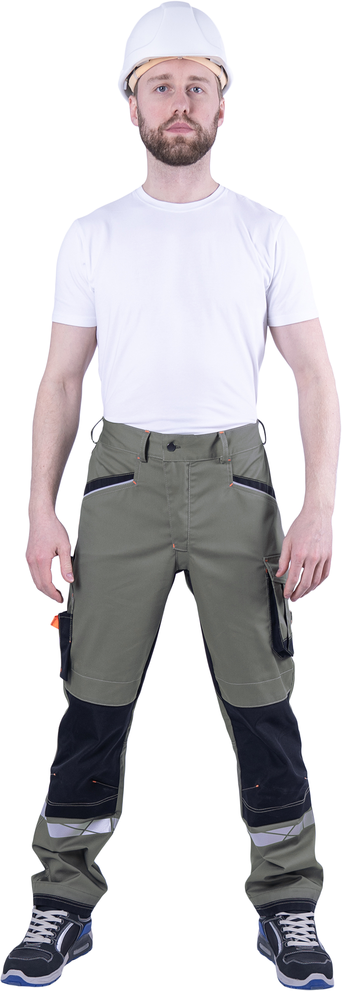 Брюки КОРПОРАЦИЯ летние, хаки-черный