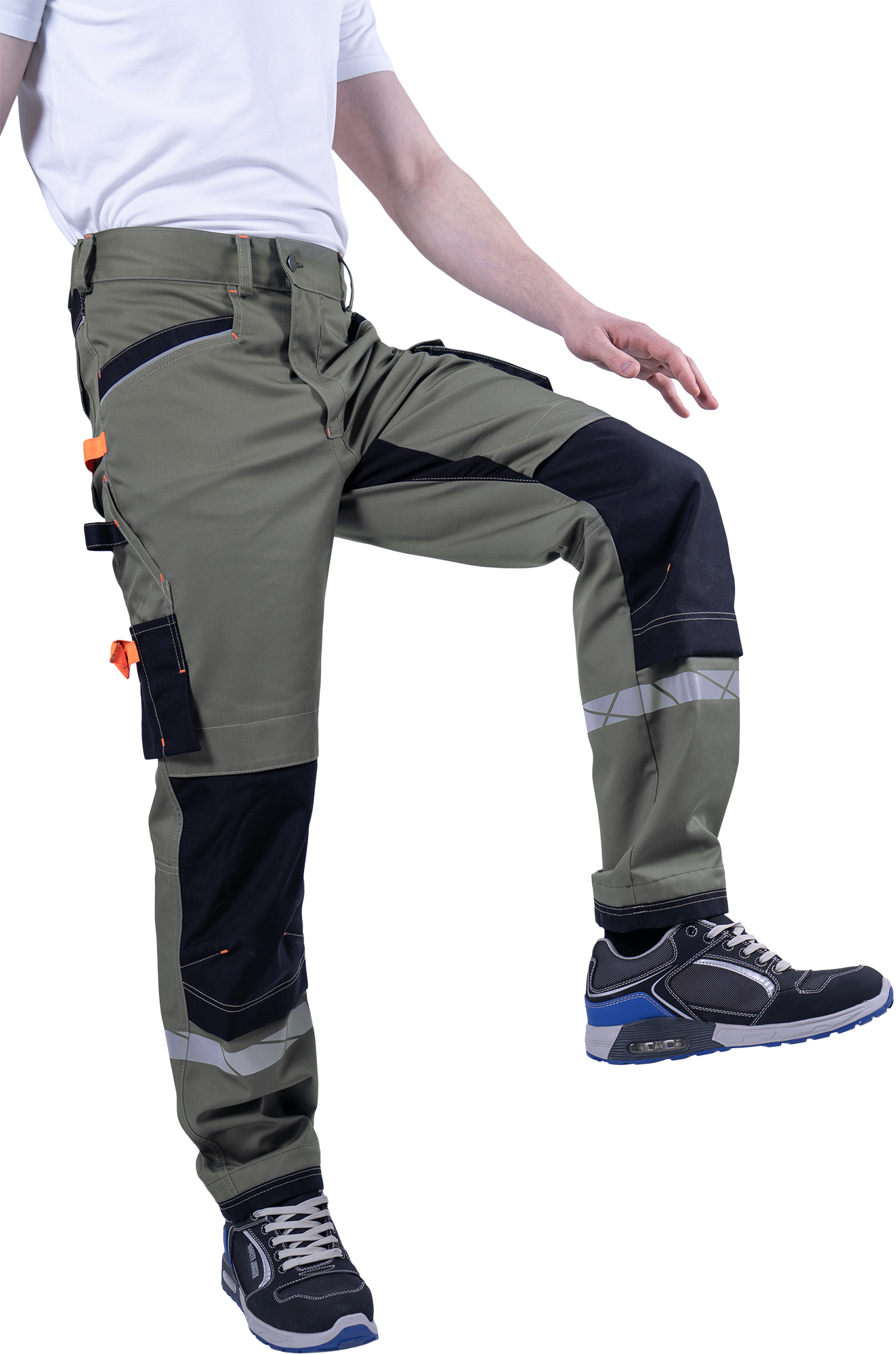 Брюки КОРПОРАЦИЯ летние, хаки-черный