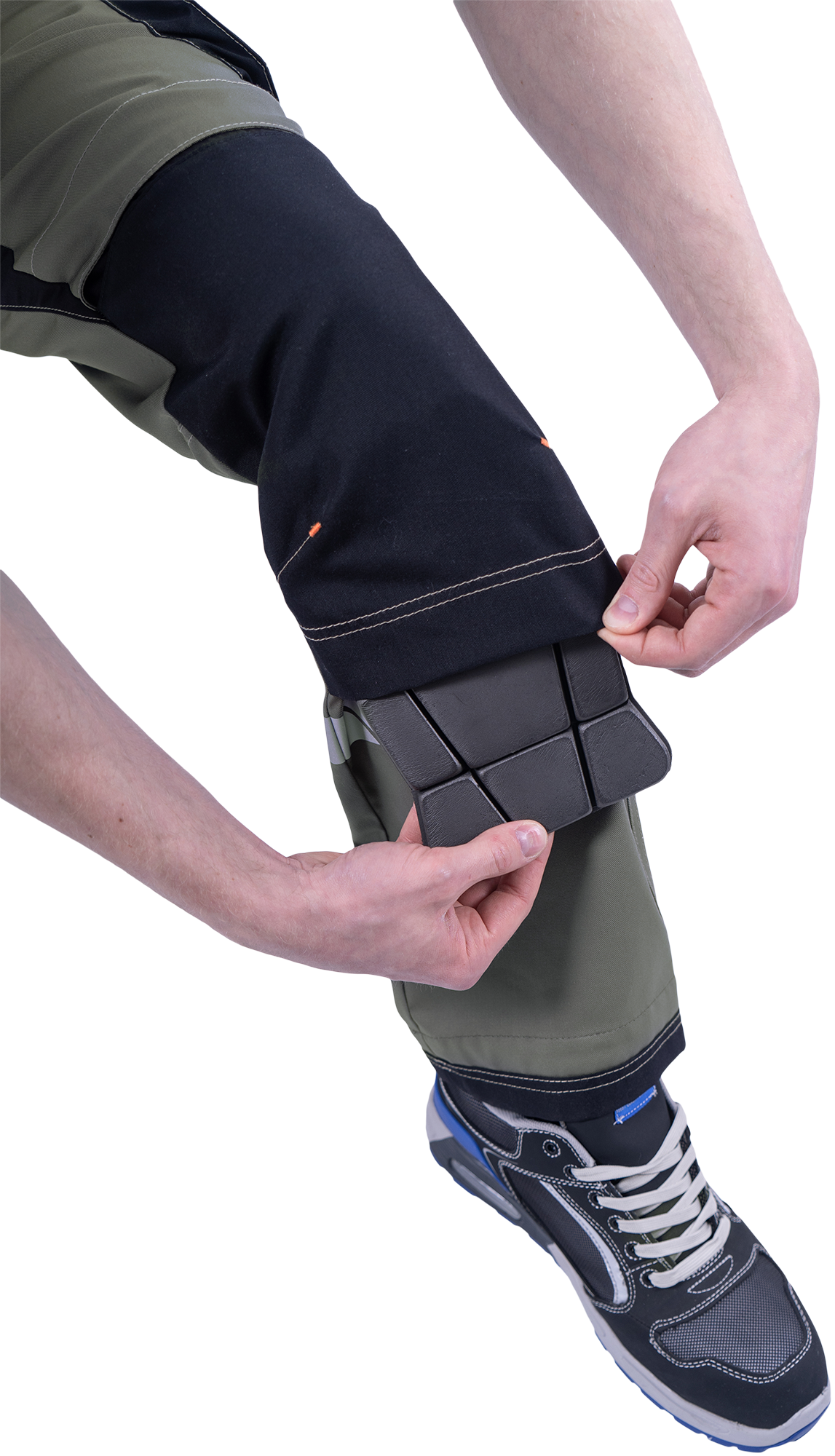 Брюки КОРПОРАЦИЯ летние, хаки-черный