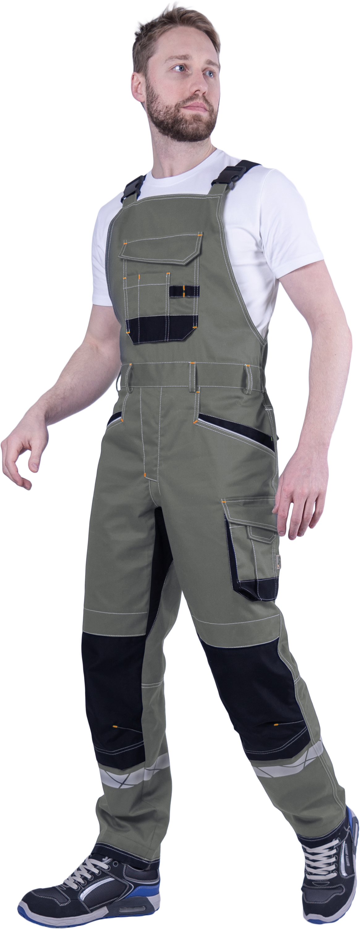 Полукомбинезон КОРПОРАЦИЯ летний, хаки-черный