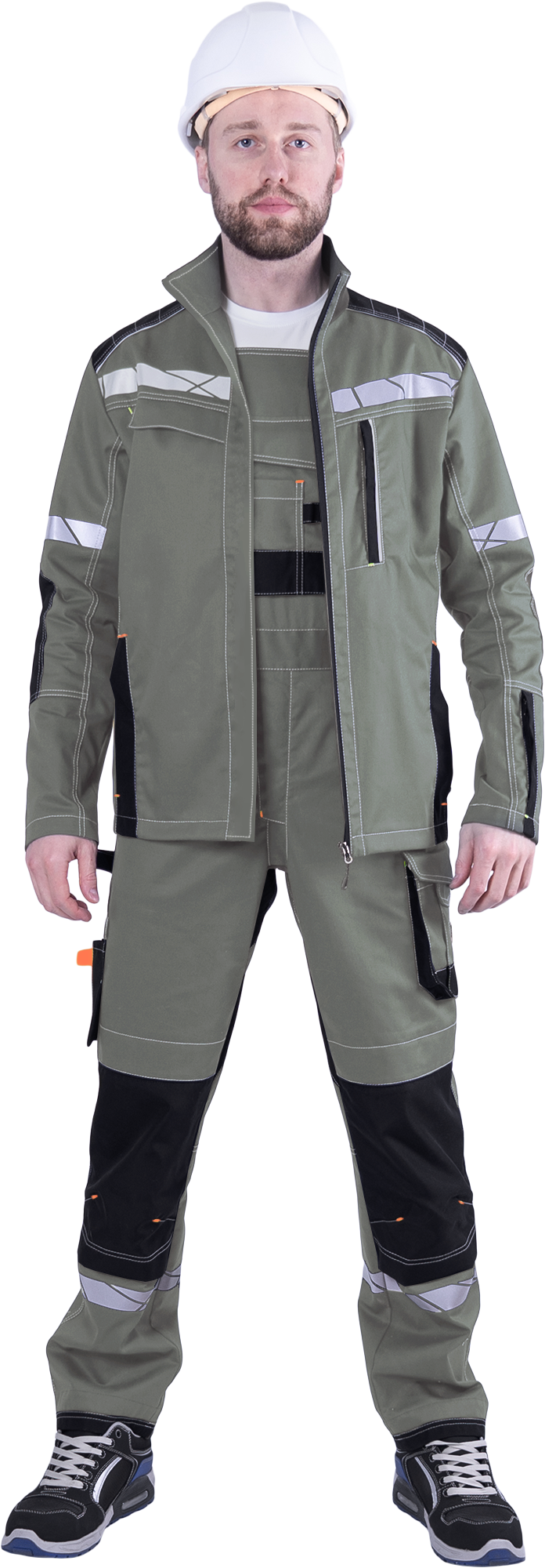 Полукомбинезон КОРПОРАЦИЯ летний, хаки-черный