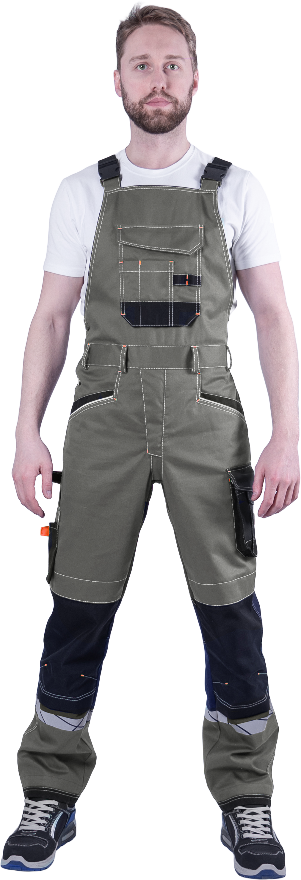 Полукомбинезон КОРПОРАЦИЯ летний, хаки-черный