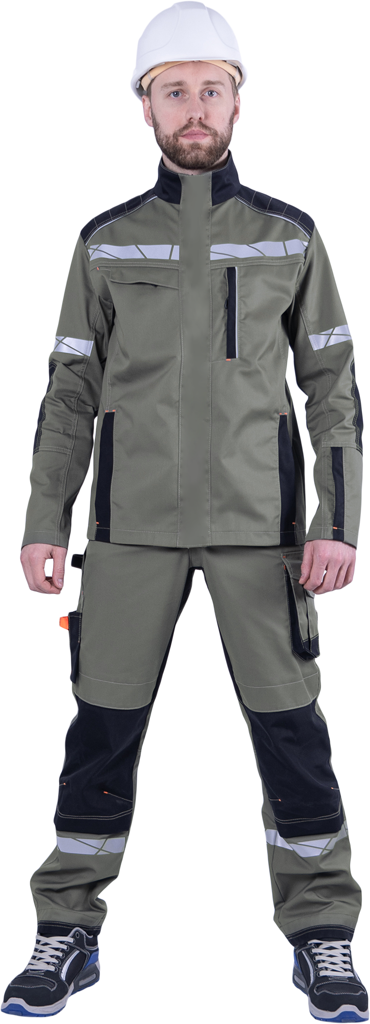 Куртка КОРПОРАЦИЯ летняя, хаки-черный