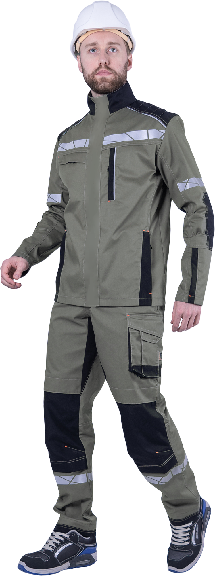 Куртка КОРПОРАЦИЯ летняя, хаки-черный