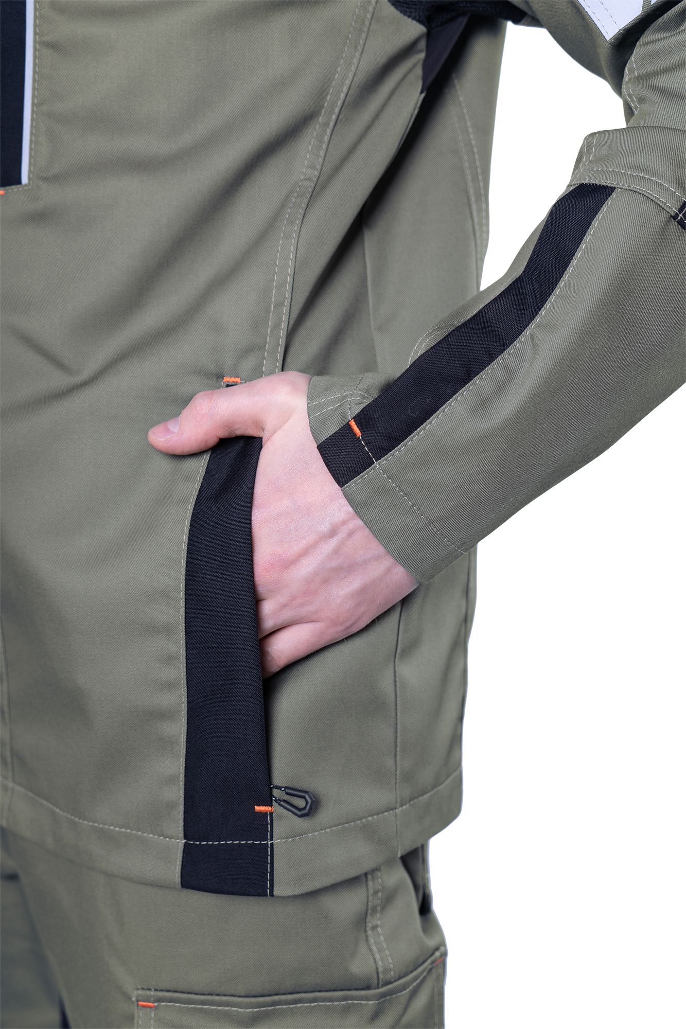 Куртка КОРПОРАЦИЯ летняя, хаки-черный