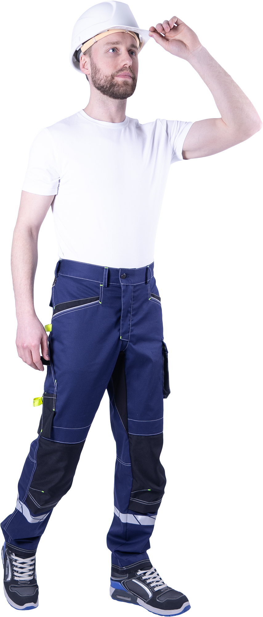 Брюки КОРПОРАЦИЯ летние, синий-черный