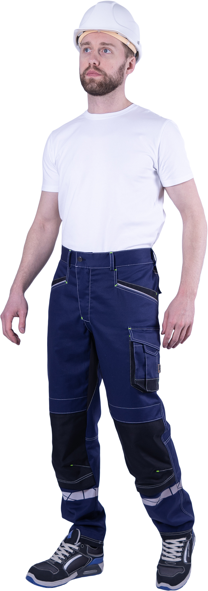 Брюки КОРПОРАЦИЯ летние, синий-черный