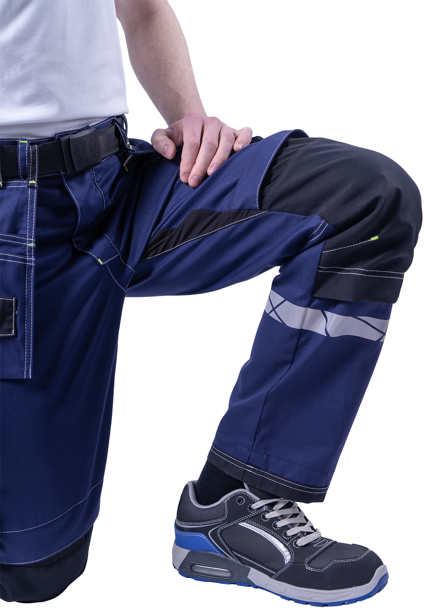 Брюки КОРПОРАЦИЯ летние, синий-черный