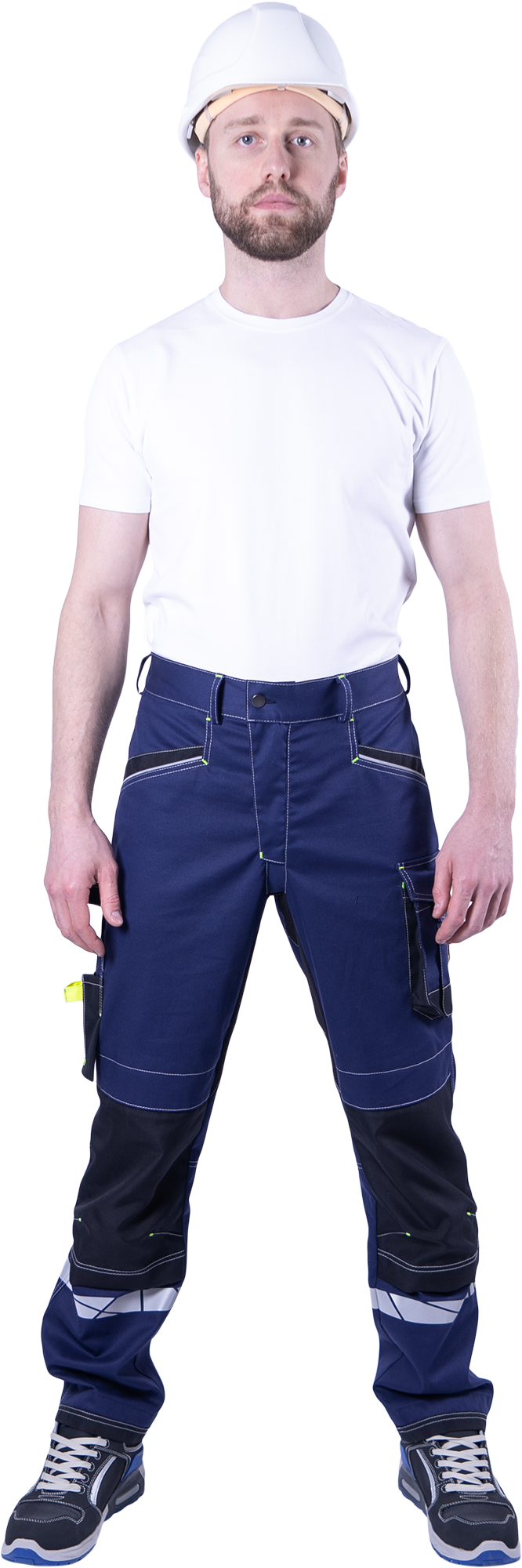 Брюки КОРПОРАЦИЯ летние, синий-черный