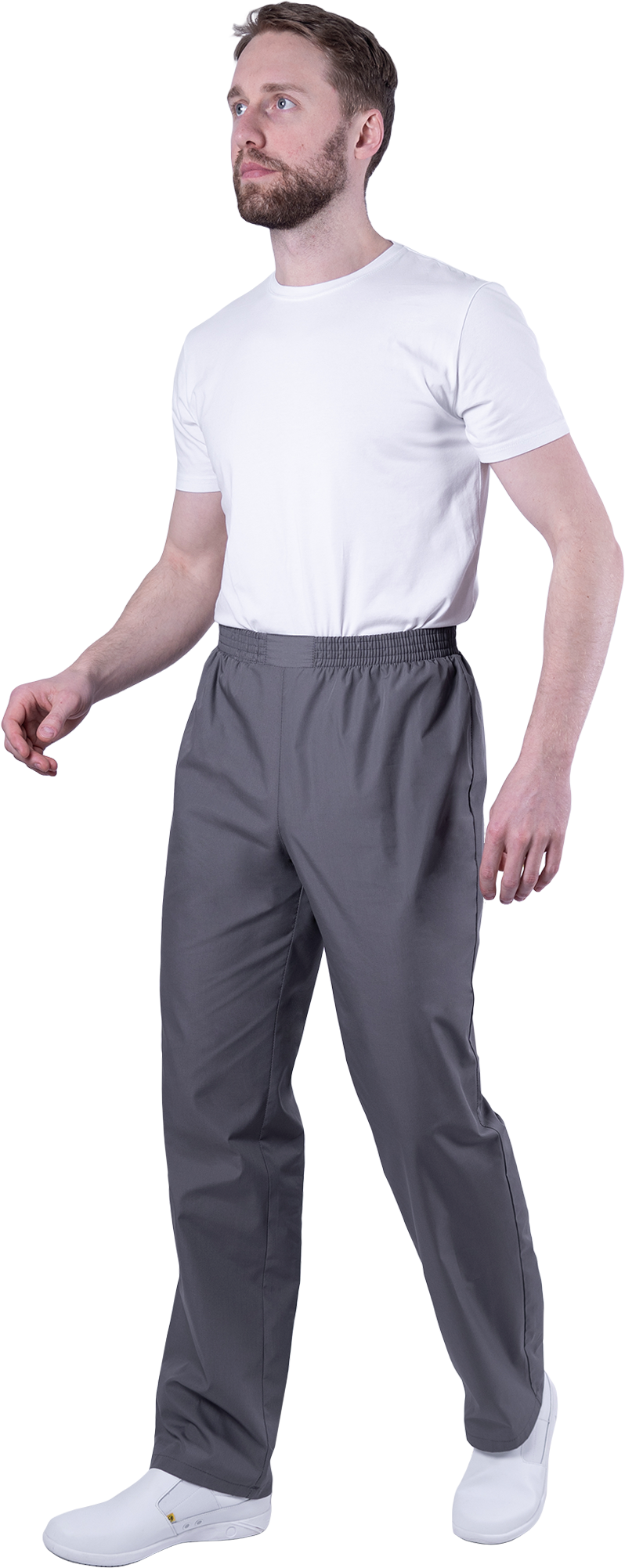 Костюм БИСТРО, белый-т/серый, мужской