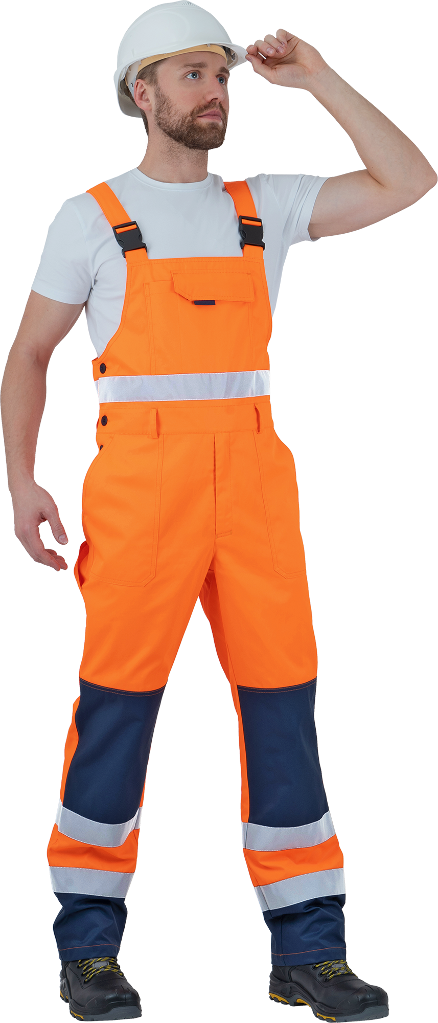 Костюм БРАЙТ, Со - 3-ий класс защиты, флуоресцентный оранжевый-синий