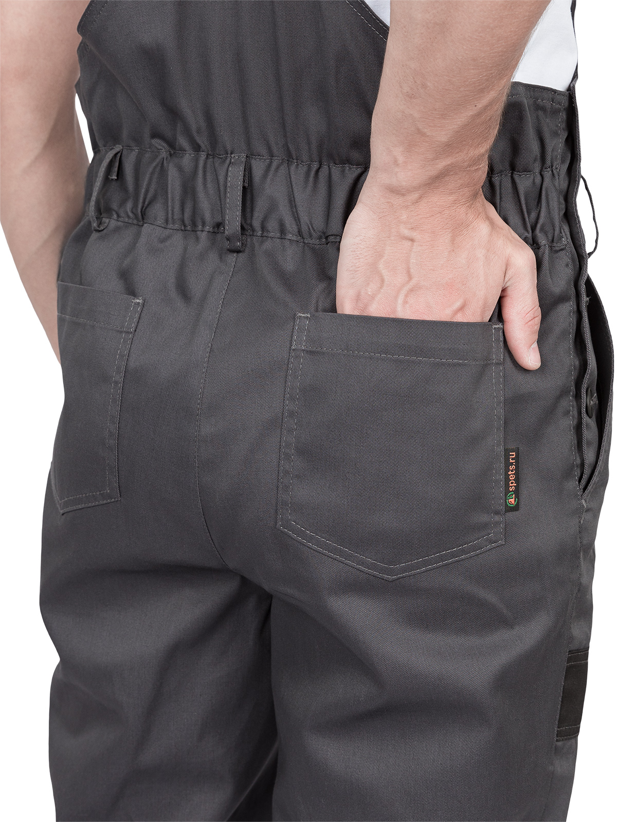 Костюм ГРАНИТ НЕО летний, серый-черный (Куртка+полукомбинезон) Импорт