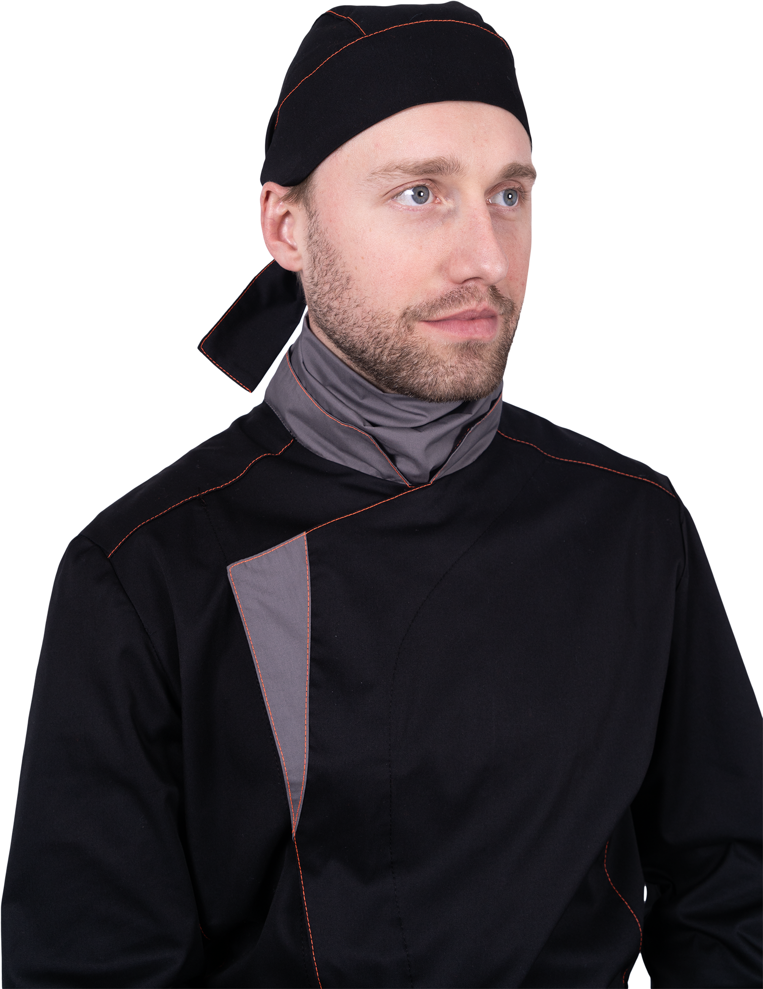 Костюм ГУРМАН , черный-серый